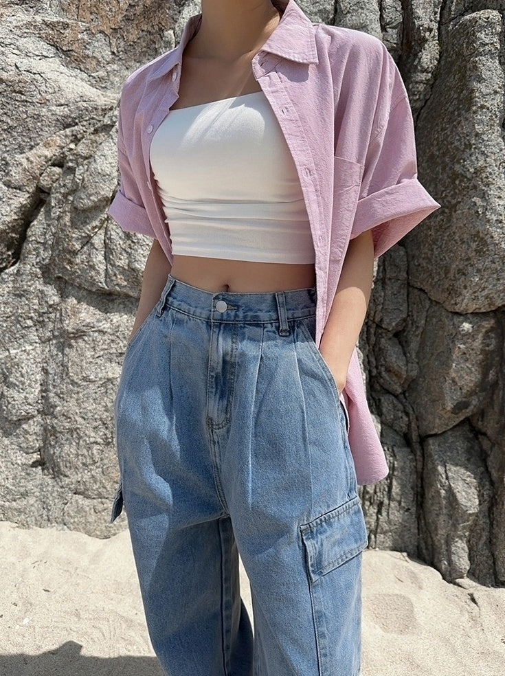 Cleanfit Comfy Wideleg Denim Pants