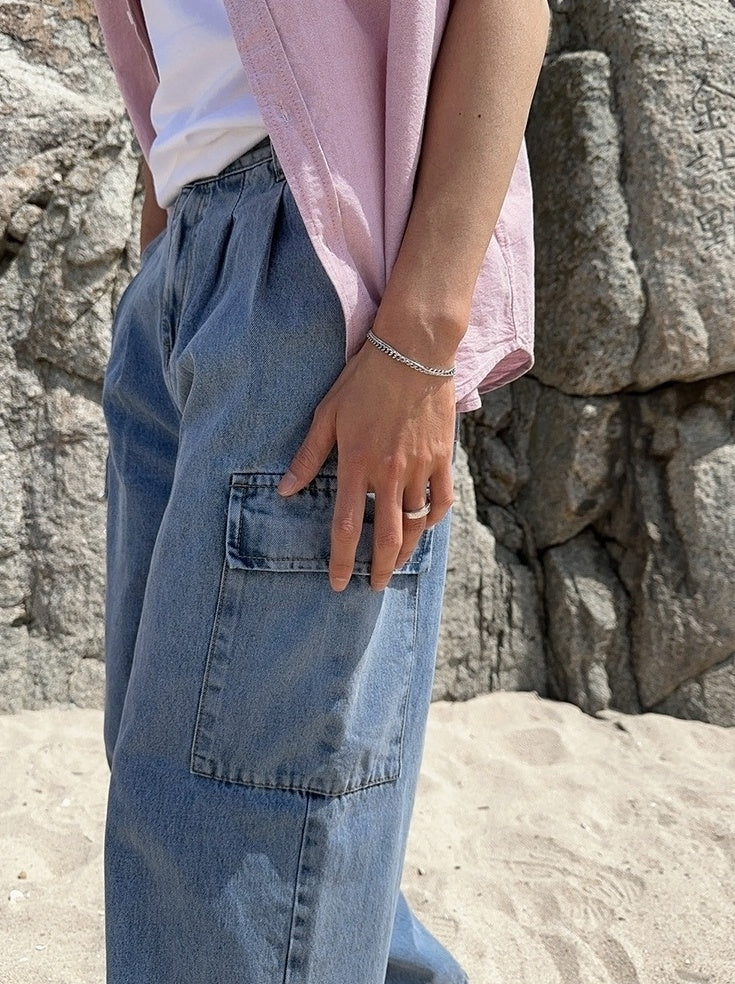 Cleanfit Comfy Wideleg Denim Pants