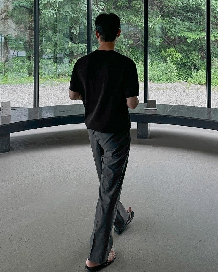 Clean Fit Relaxed Casual Trousers