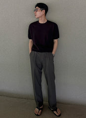 Clean Fit Relaxed Casual Trousers