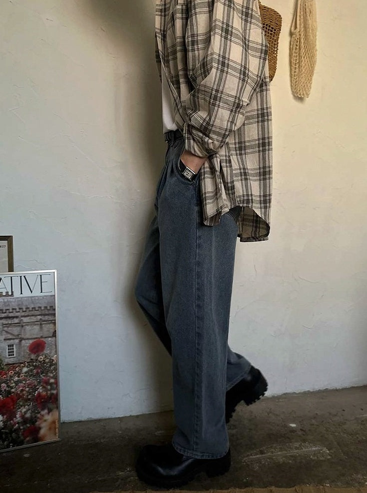 Cleanfit Trendy Wideleg Jeans