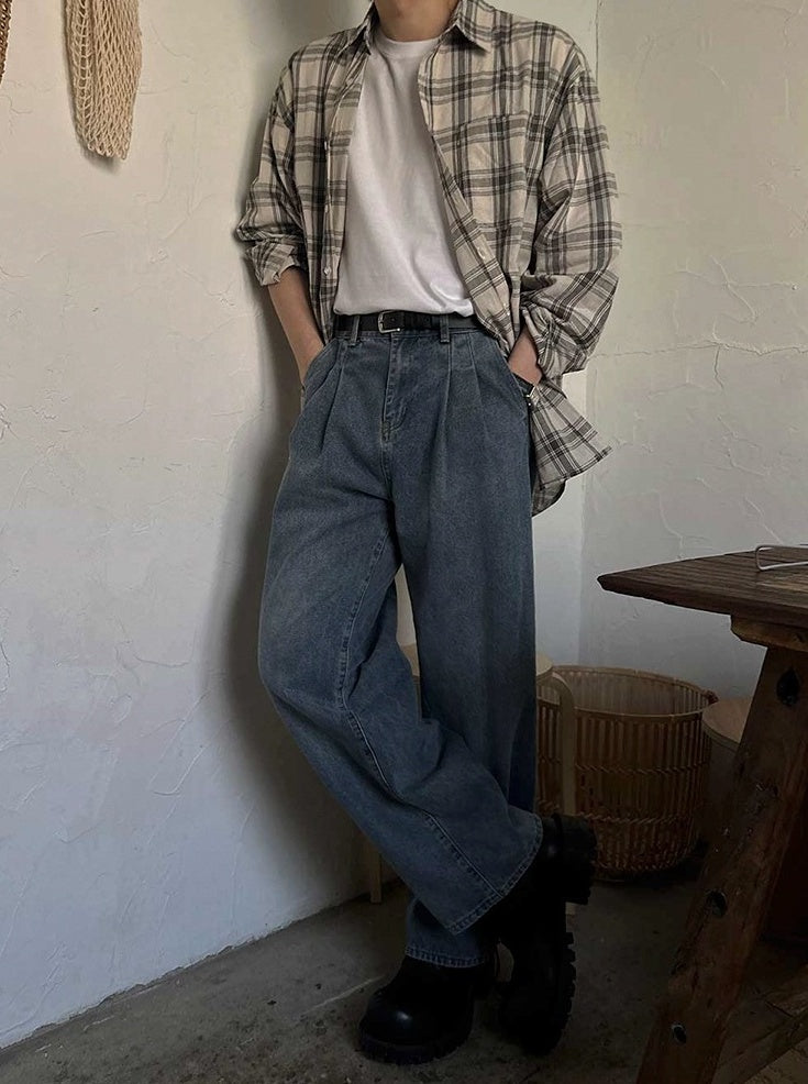 Cleanfit Trendy Wideleg Jeans