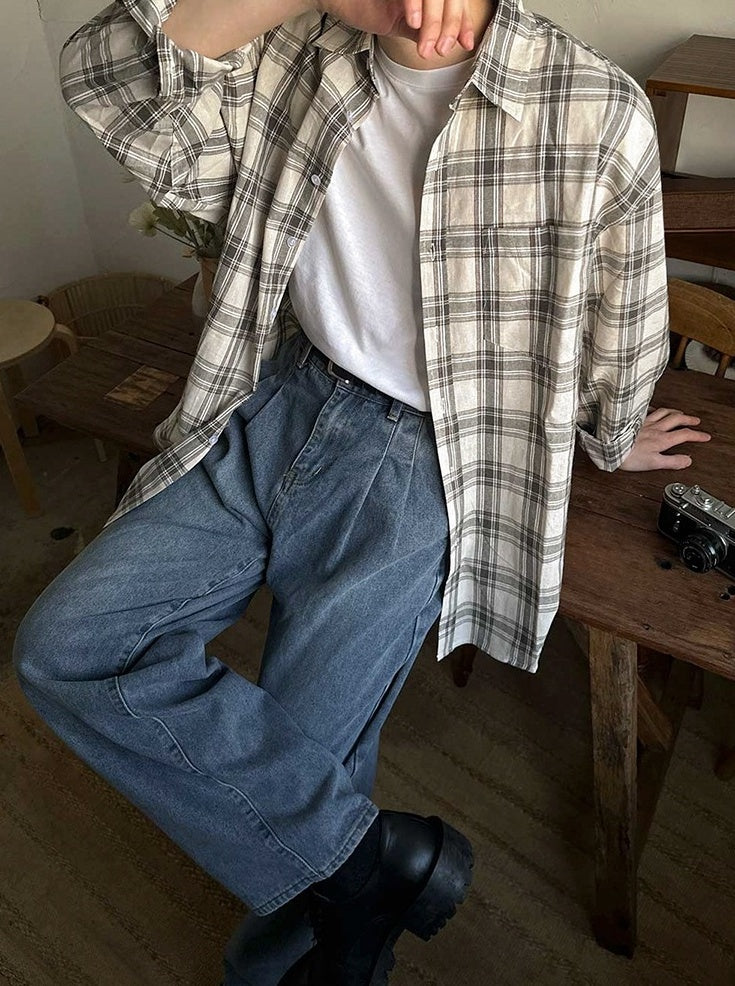 Cleanfit Trendy Wideleg Jeans