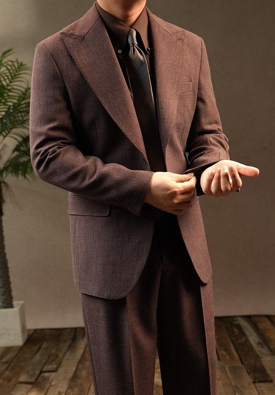 Coffee Brown Collared Shirt