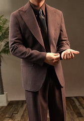 Coffee Brown Collared Shirt