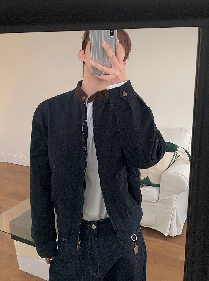 Color Block Casual Trendy Jacket