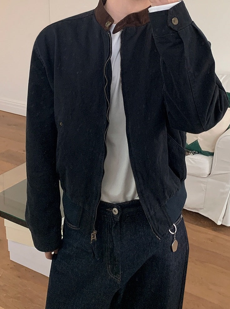 Color Block Casual Trendy Jacket