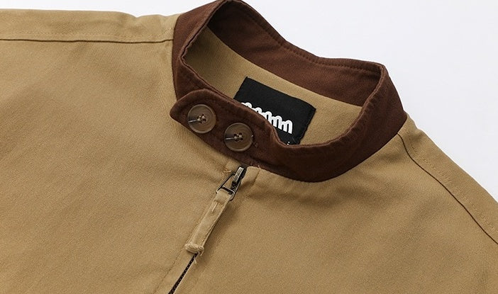 Color Block Casual Trendy Jacket
