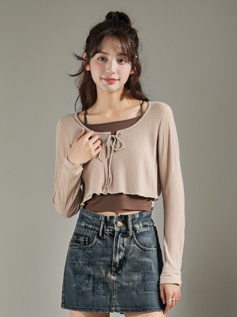Two-Piece Knit Sweater Set