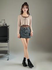 Two-Piece Knit Sweater Set
