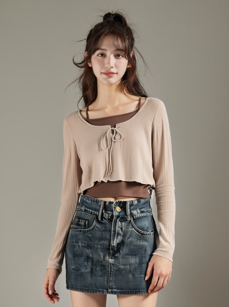 Two-Piece Knit Sweater Set