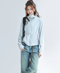 Cooling Lightweight Upf Jacket With Sun Protection