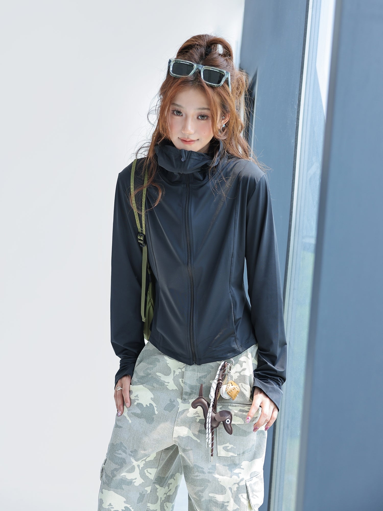 Cooling Lightweight Upf Jacket With Sun Protection