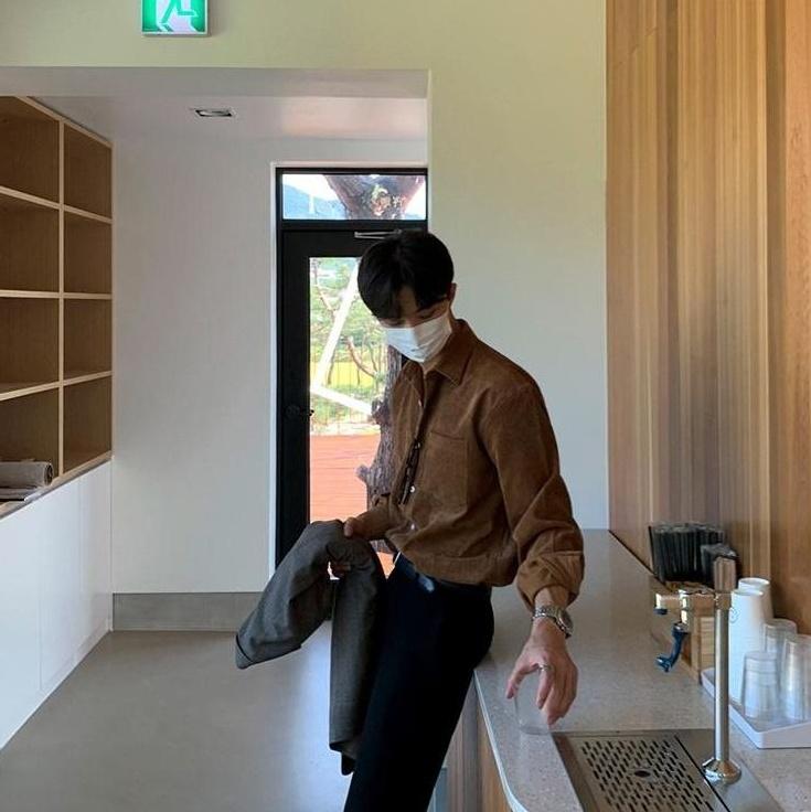 Corduroy Casual Long Sleeve Shirt