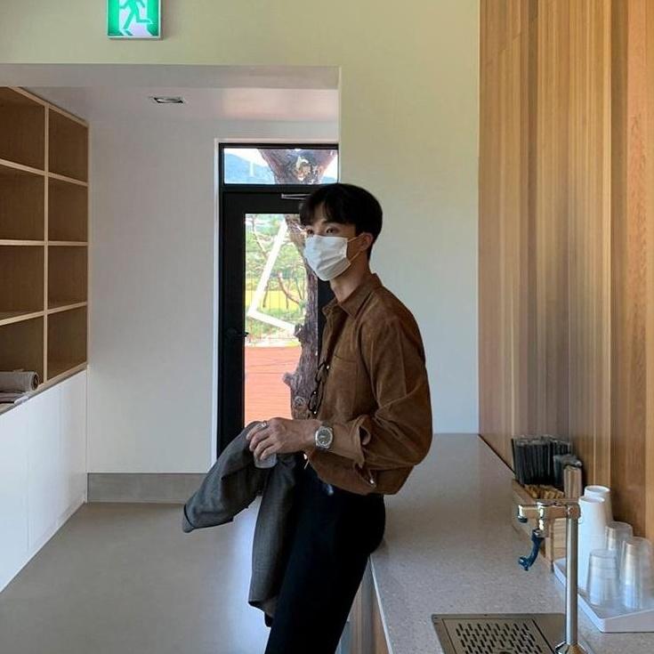Corduroy Casual Long Sleeve Shirt