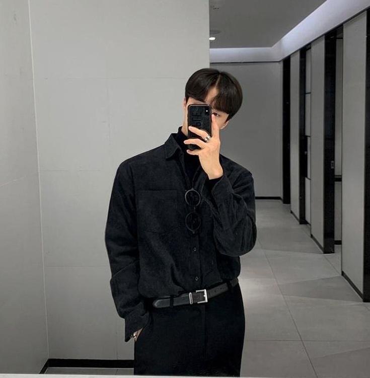 Corduroy Casual Long Sleeve Shirt