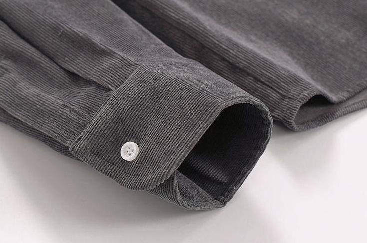 Corduroy Casual Long Sleeve Shirt