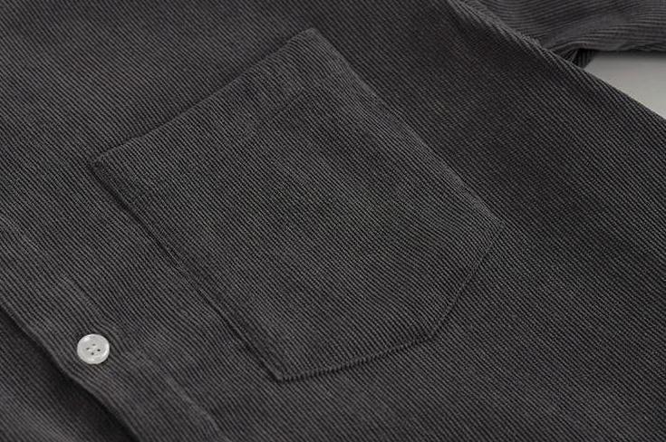 Corduroy Casual Long Sleeve Shirt