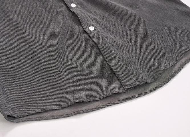 Corduroy Casual Long Sleeve Shirt