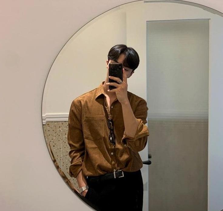 Corduroy Casual Long Sleeve Shirt