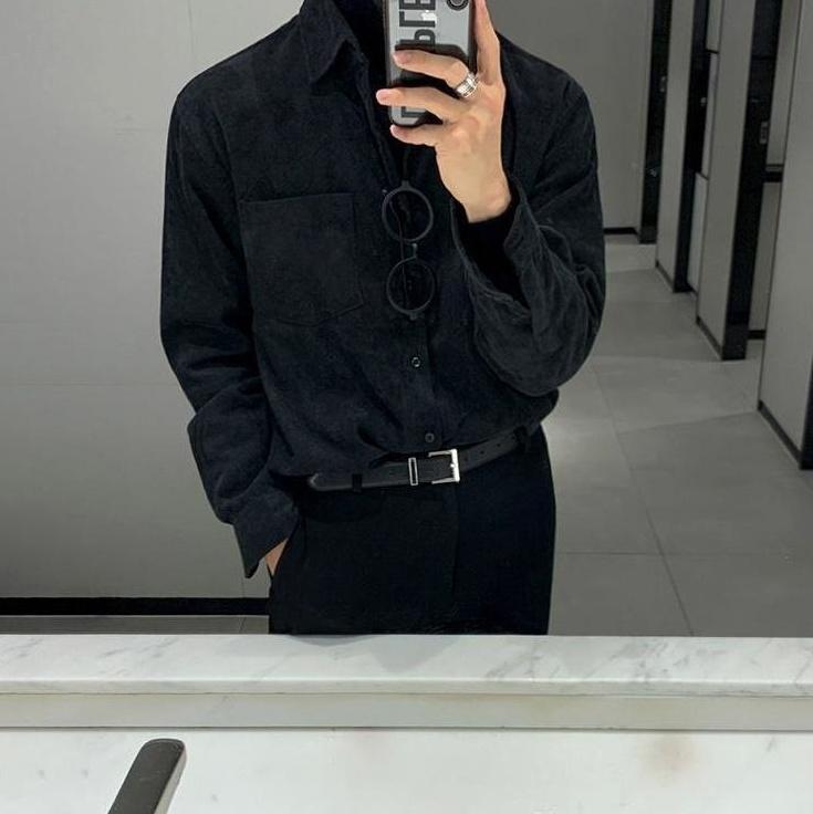 Corduroy Casual Long Sleeve Shirt