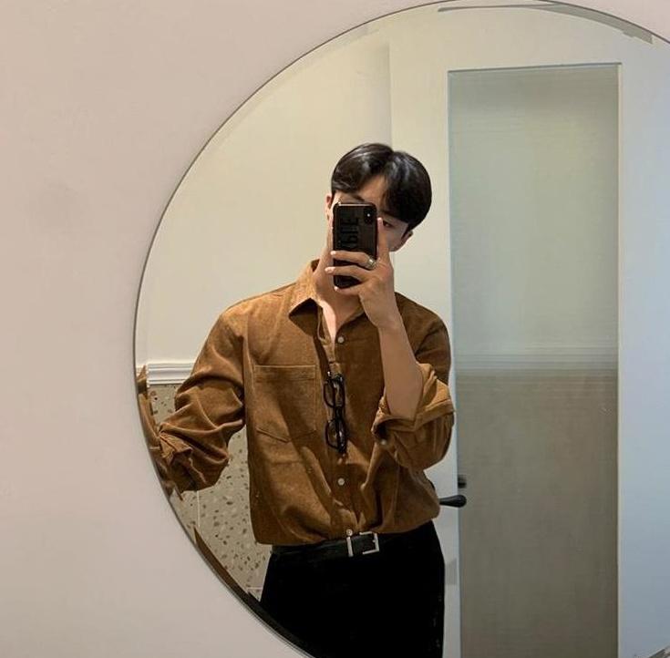 Corduroy Casual Long Sleeve Shirt