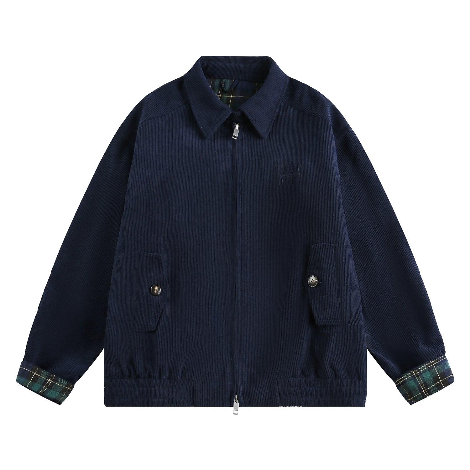 Corduroy Casual Utility Jacket Chic Relaxed Fit