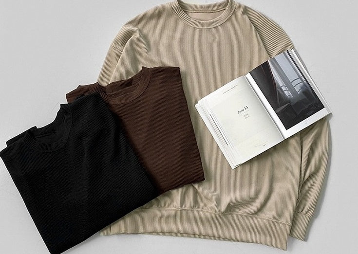 Corduroy Long Sleeve Casual Top