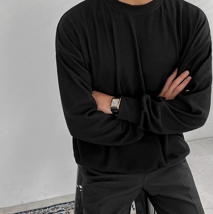 Corduroy Long Sleeve Casual Top