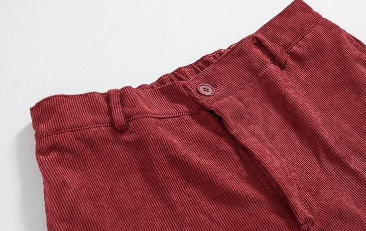 Corduroy Relaxed Fit Casual Trousers