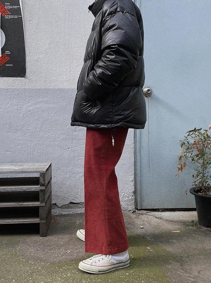 Corduroy Relaxed Fit Casual Trousers
