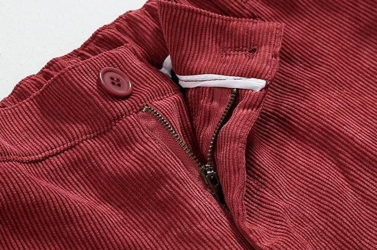 Corduroy Relaxed Fit Casual Trousers