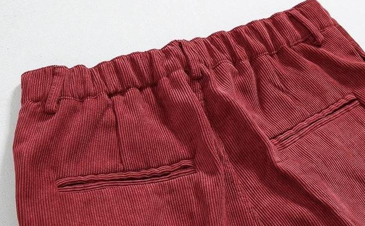 Corduroy Relaxed Fit Casual Trousers
