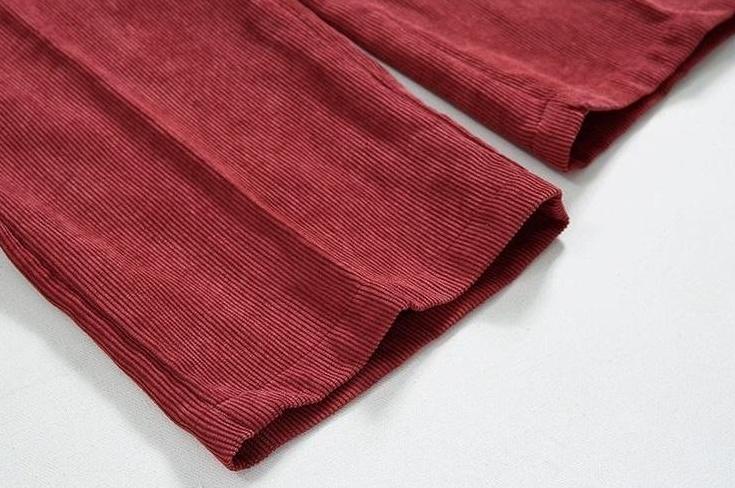 Corduroy Relaxed Fit Casual Trousers