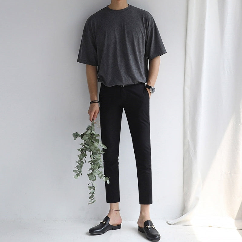 Casual Loose Fit Short Sleeve T Shirt