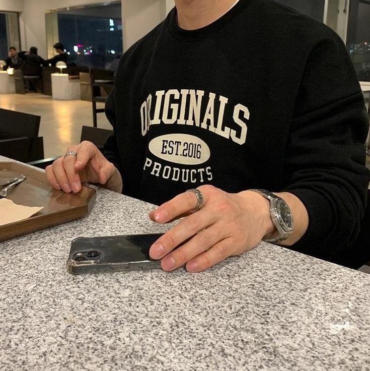 Crewneck Printed Sweatshirt