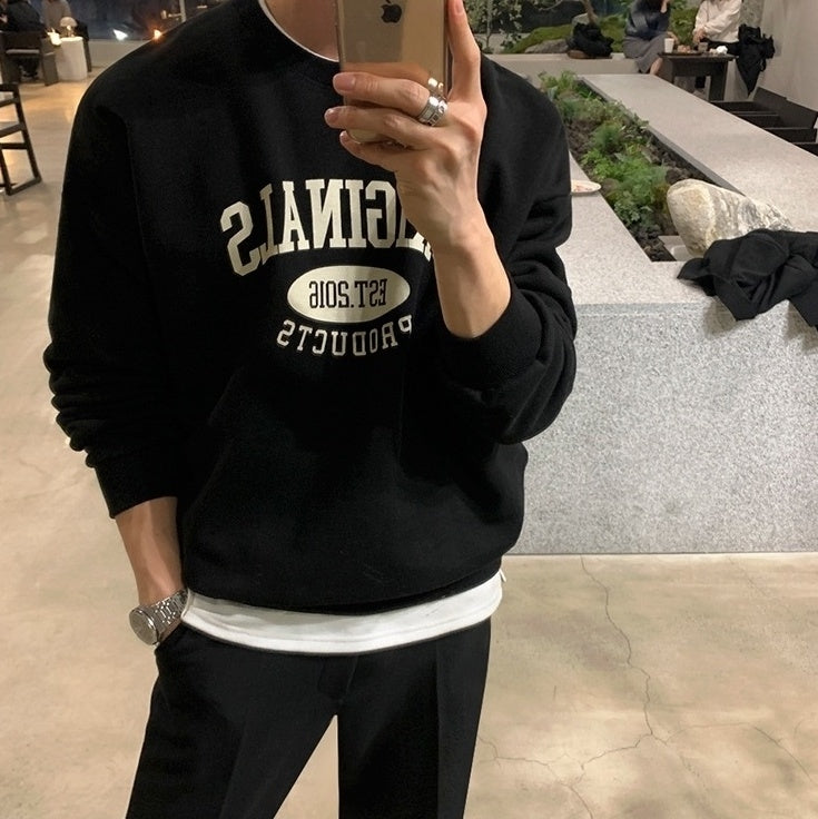Crewneck Printed Sweatshirt