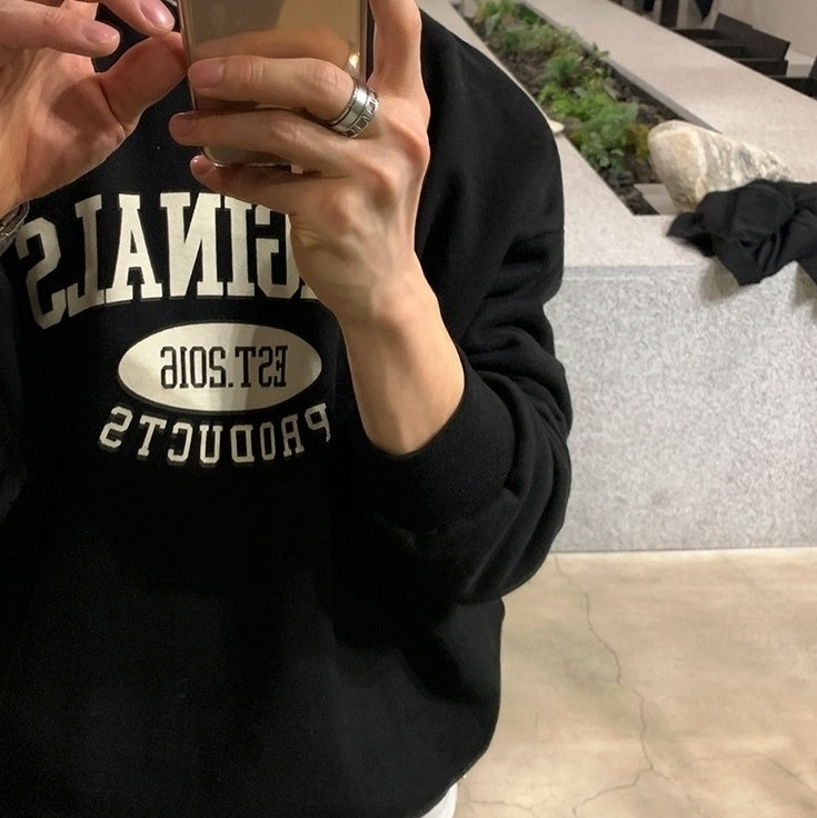 Crewneck Printed Sweatshirt