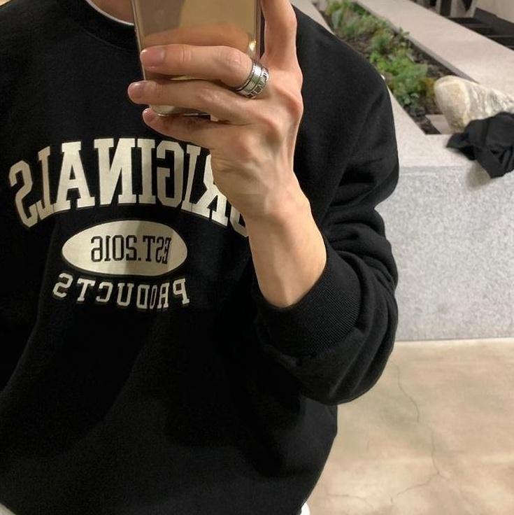 Crewneck Printed Sweatshirt