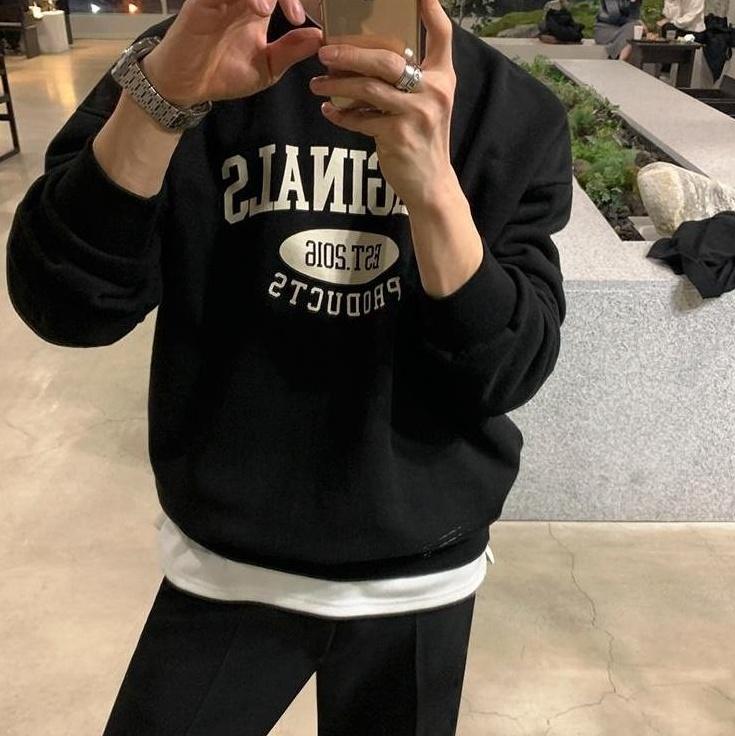Crewneck Printed Sweatshirt