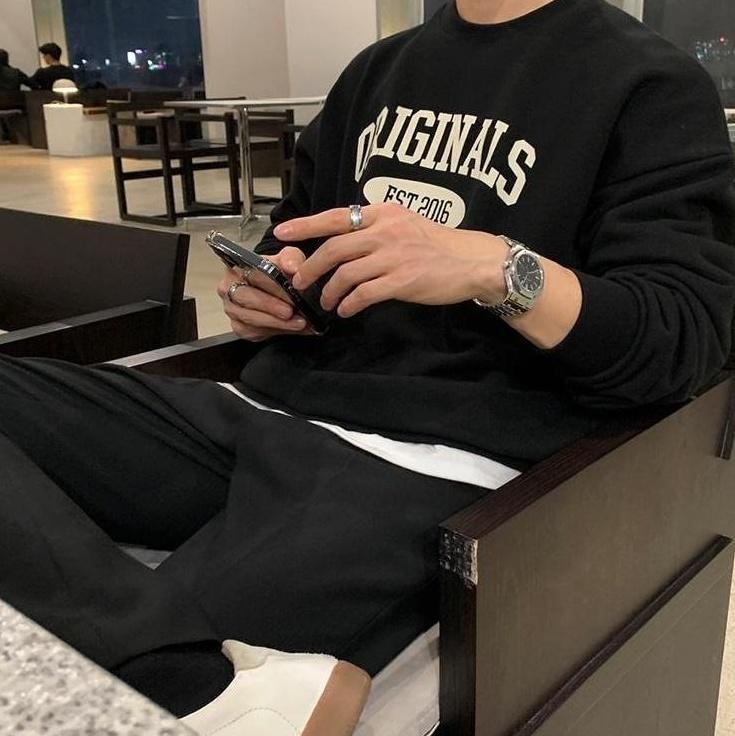 Crewneck Printed Sweatshirt