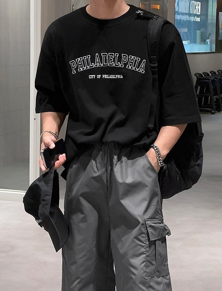 Graphic Crewneck Short Sleeve Top
