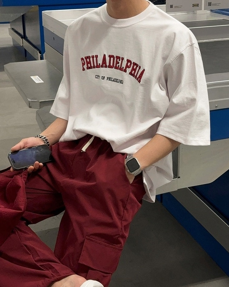Graphic Crewneck Short Sleeve Top