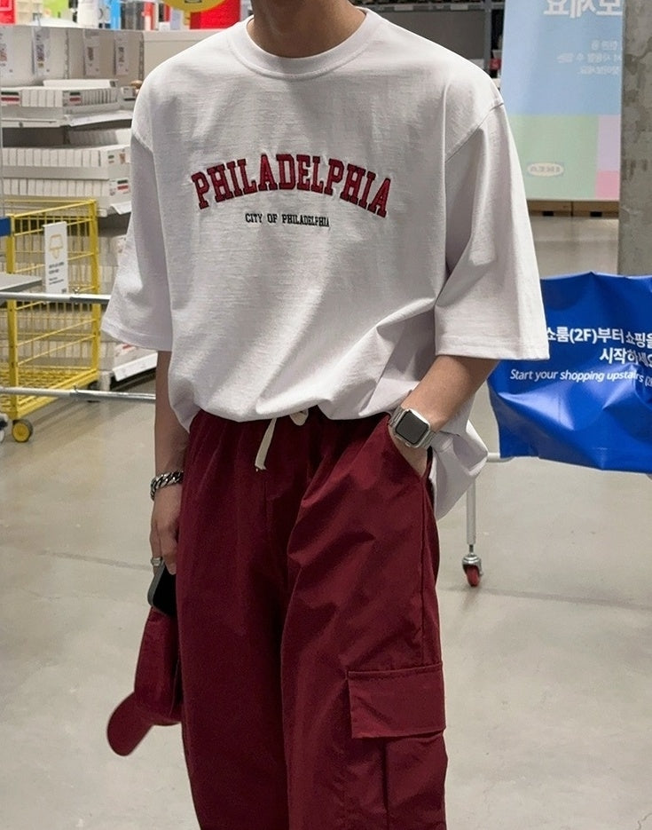 Graphic Crewneck Short Sleeve Top