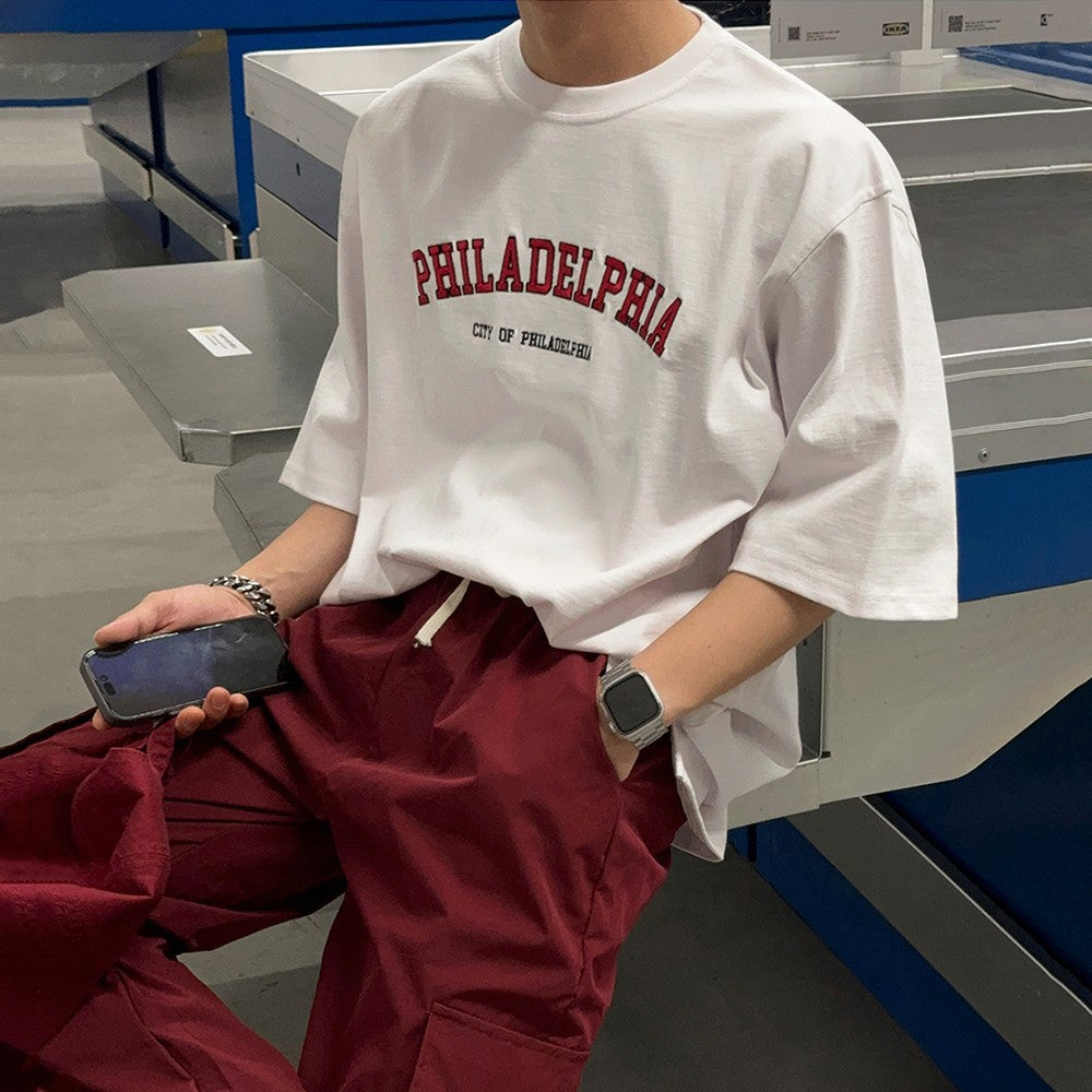 Graphic Crewneck Short Sleeve Top