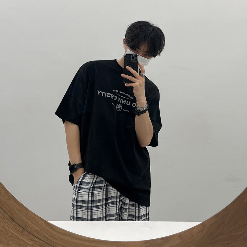 Letter Print Loose T-Shirt