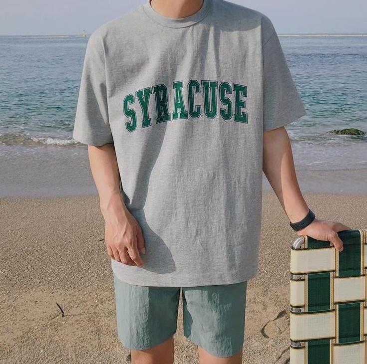 Letter Print Short Sleeve T-Shirt