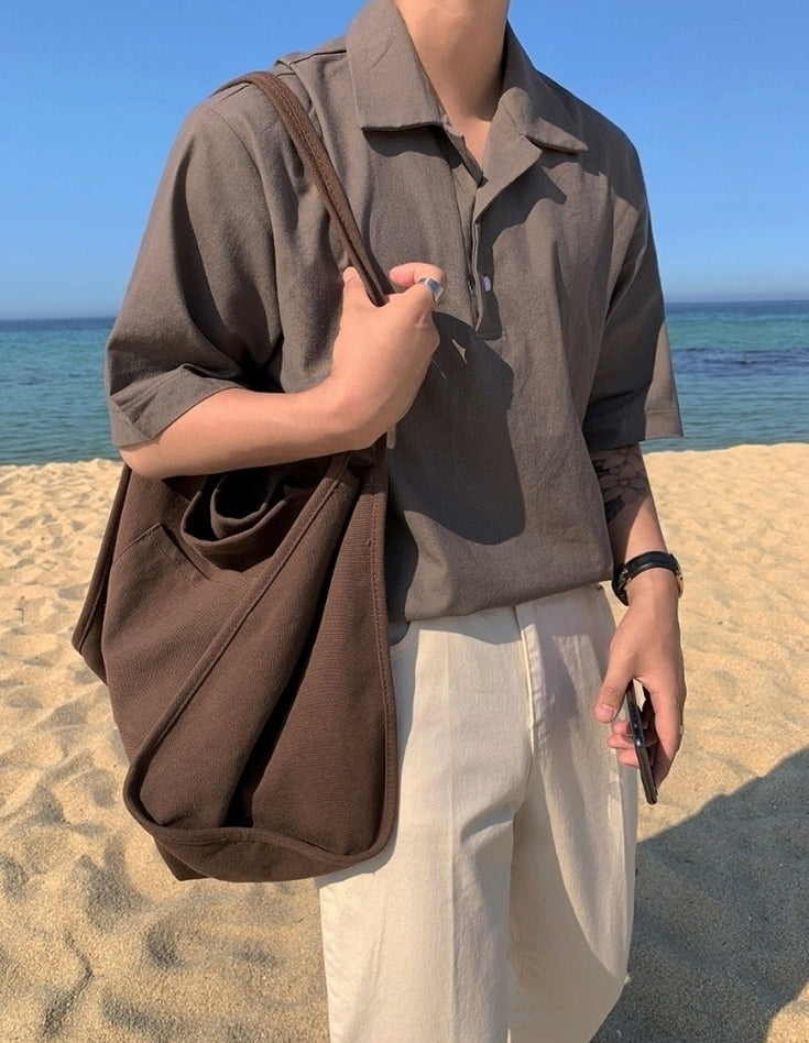 Linen Casual Short Sleeve Shirt