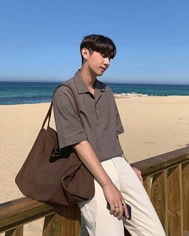Linen Casual Short Sleeve Shirt