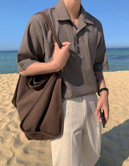 Linen Casual Short Sleeve Shirt